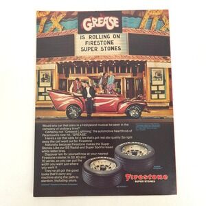 Vintage Grease Movie Car Hot Rod Print Ad Classic Custom Coupe 1978 Advertising